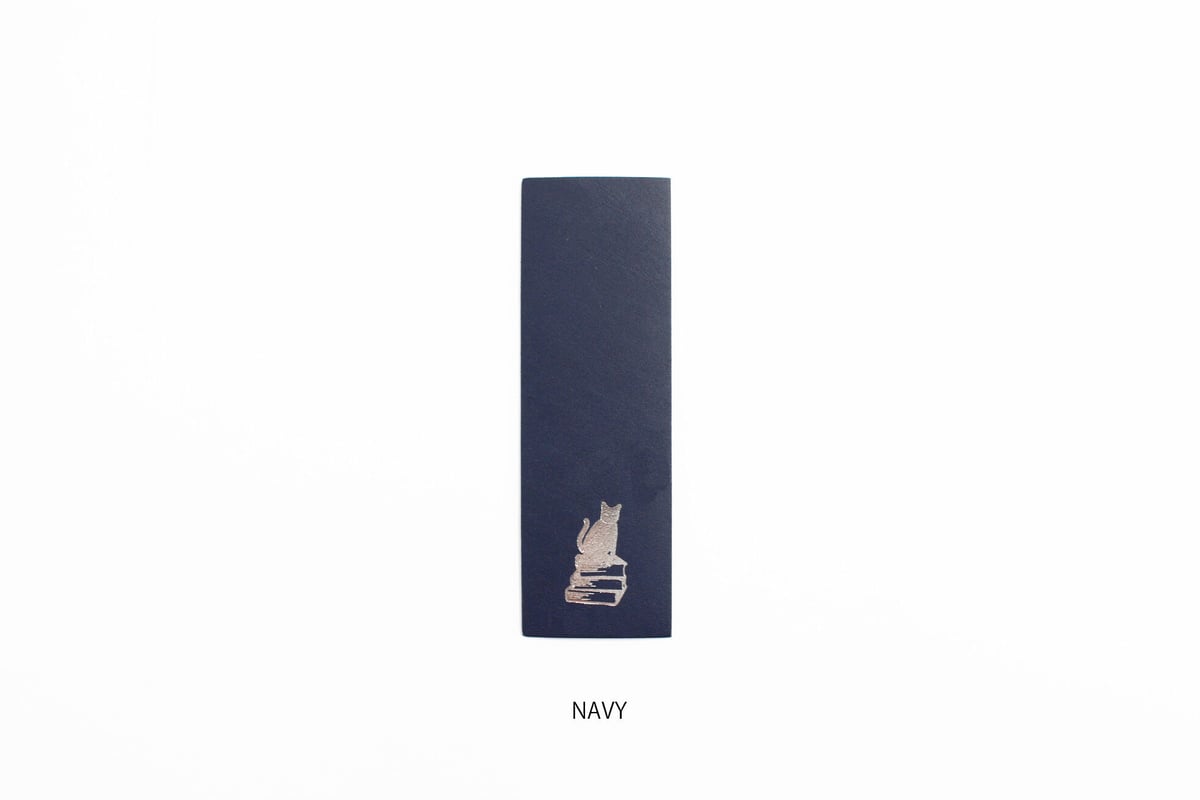 しおり DOUBLE FACE LEATHER BOOKMARK | BIBLIOPHILIC