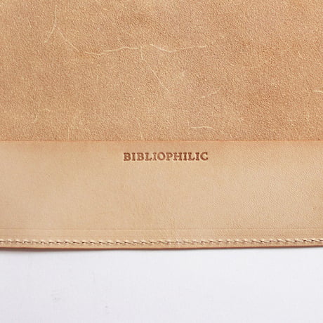 ブックカバー / COW LEATHER BOOK COVER 新書 SILVER/GOLD