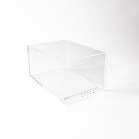 BOOK CONTAINER HALF ACRYLIC/ ACRYLIC GLASS COLOR　展示品