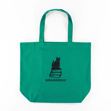 BIBLIOPHILIC CANVAS TOTE BAG  L size