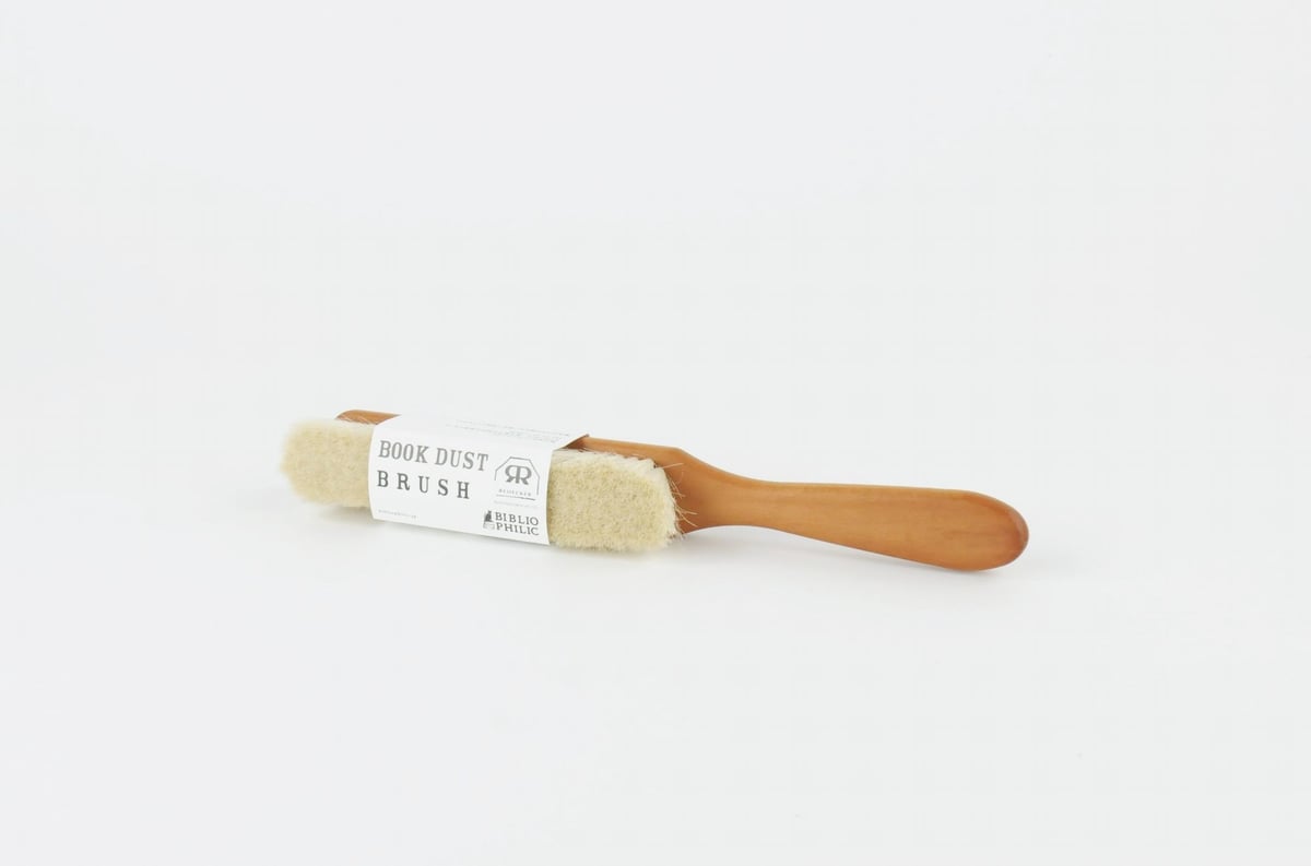 Redecker Book Dust Brush BIBLIOPHILIC