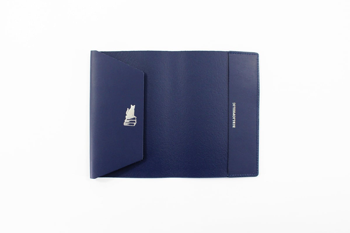 ブックカバー / DOUBLE FACE LEATHER BOOKCOVER 新書 | BIB