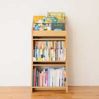ブックシェルフ　黒猫の本棚 STACKING SHELF 3段　ANGLE×REGULAR×FACE