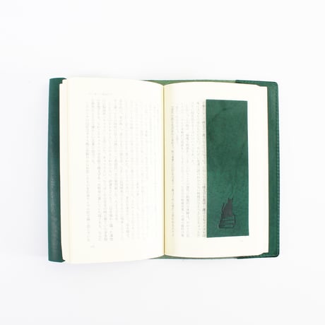 ブックカバー / COW LEATHER BOOK COVER WAXED 新書