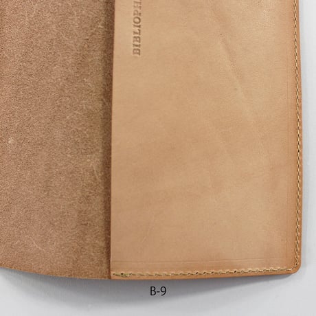 COW LEATHER BOOK COVER A5判 栃木レザー　※日焼けあり※