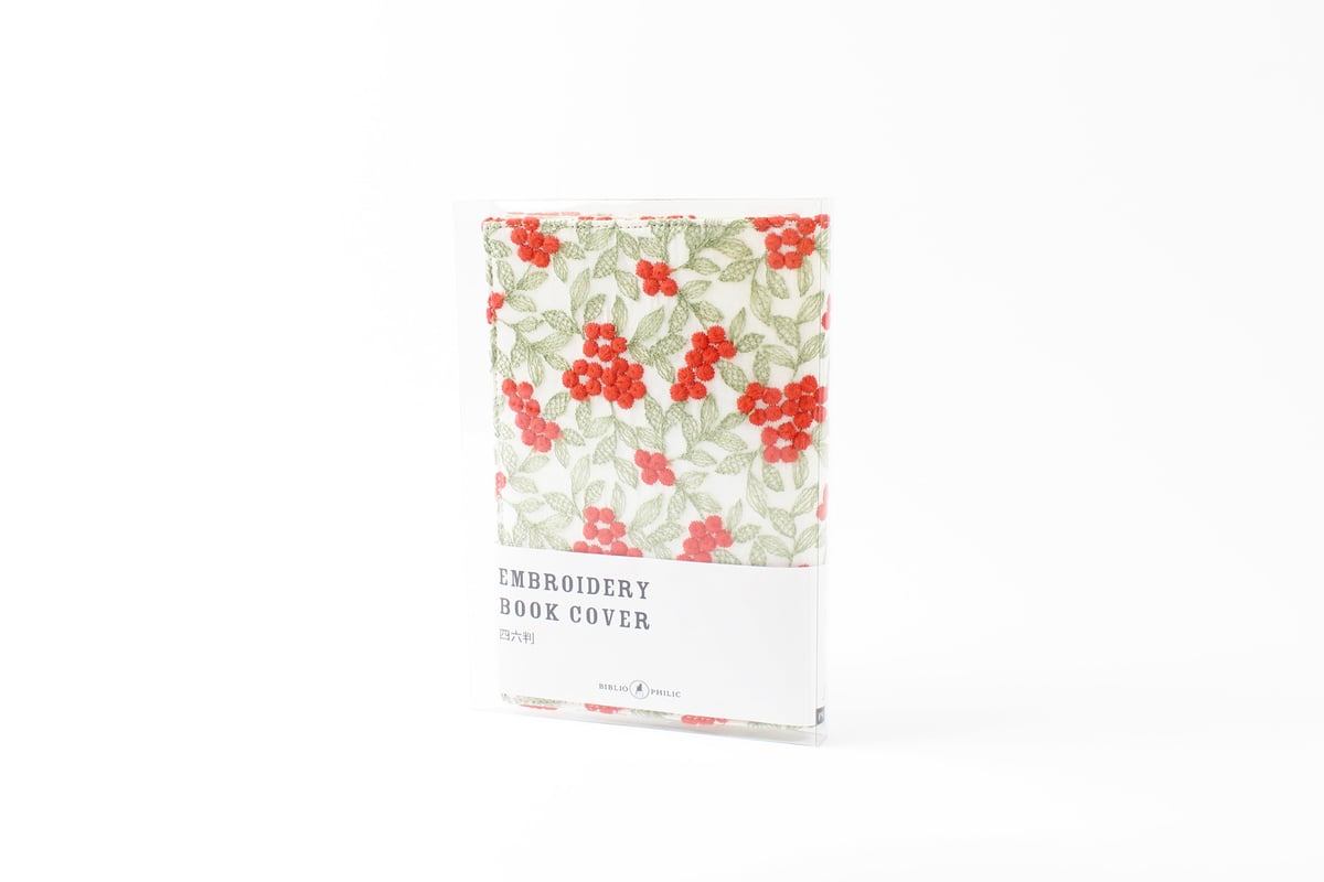 メモリー㉓ブックカバー ブックカバー / EMBROIDERY BOOKCOVER 46判 23AW | BIBLIO