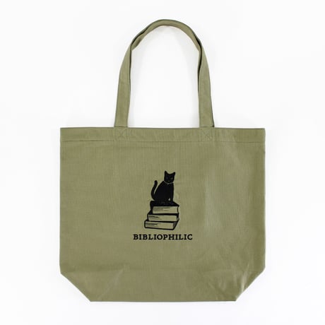 BIBLIOPHILIC CANVAS TOTE BAG L size