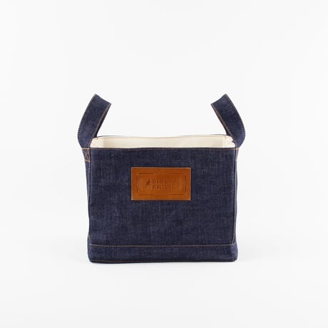 BOOK TOTE BAG DENIM HALF
