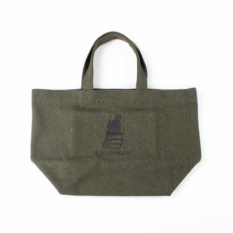 トートバッグ / BIBLIOPHILIC WOOL MELTON TOTE BAG  S size