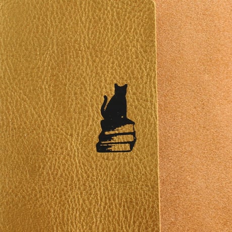 ブックカバー / COW LEATHER BOOK COVER 新書 SILVER/GOLD