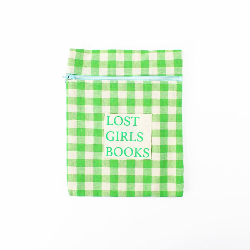 Nine Stories BOOK POUCH GINGHAM CHECK | BIBLIOP