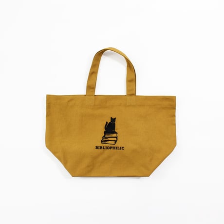 BIBLIOPHILIC CANVAS TOTE BAG S size