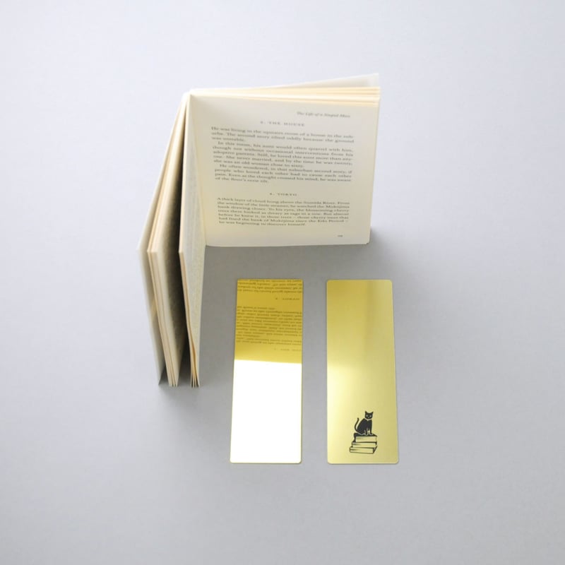 しおり / ALUMINIUM PLATE BOOKMARK | BIBLIOPHILIC
