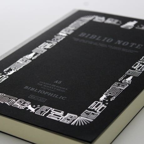ノート / BIBLIO NOTE 無地 箔 A5