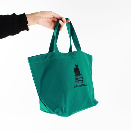 BIBLIOPHILIC CANVAS TOTE BAG  S size