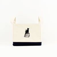 BOOK TOTE BAG WAXED HALF