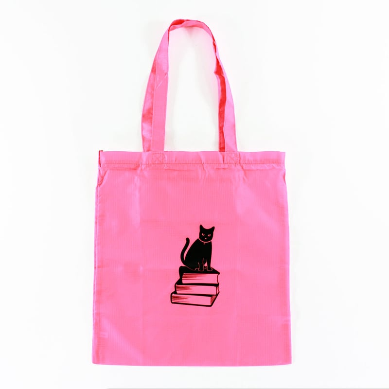 PACKABLE TOTE PINK | BIBLIOPHILIC