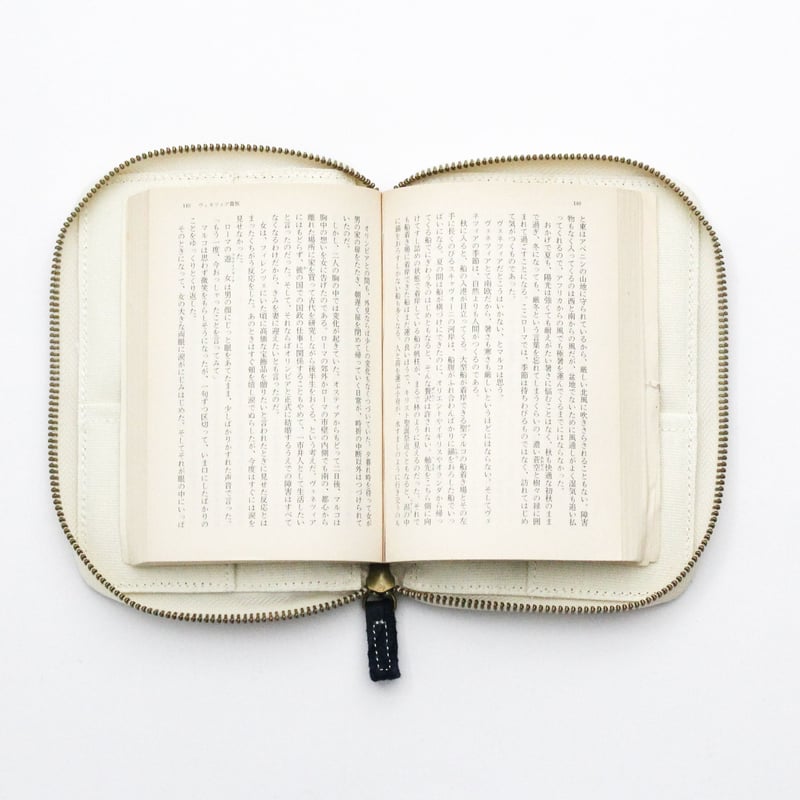 ブックポーチ / EMBROIDERY BOOKPOUCH CL 25AW | BIBLIOP