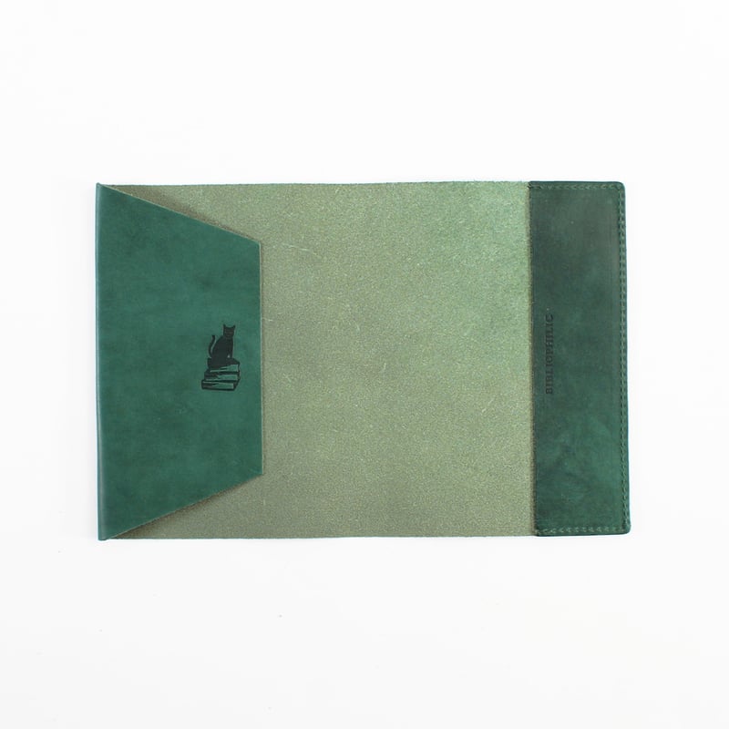 小物 BIBLIOTHERK ブックカバー / COW LEATHER BOOK COVER WAXED 文庫 | BIBL