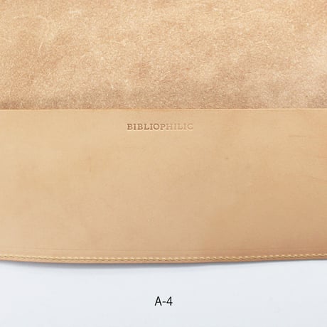 COW LEATHER BOOK COVER A5判 栃木レザー　※日焼けあり※