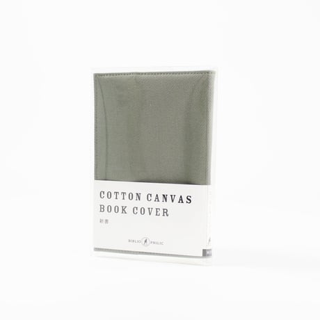 ブックカバー / COTTON CANVAS BOOKCOVER 新書