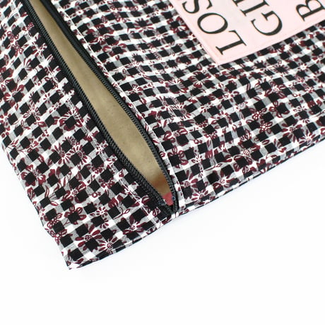 ブックポーチ / Nine Stories BOOK POUCH LIBERTY PRINT CHECK