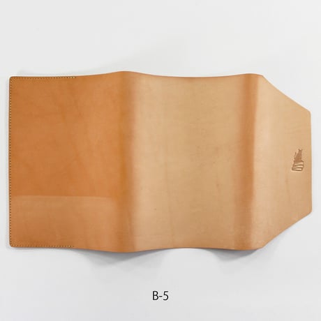 COW LEATHER BOOK COVER A5判 栃木レザー　※日焼けあり※
