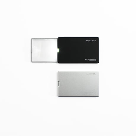 easy POCKET　LEDライト付きカード型ルーペ