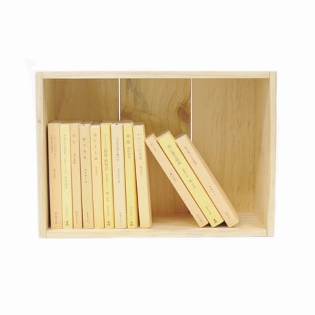 BOOK CONTAINER Natural HALF S