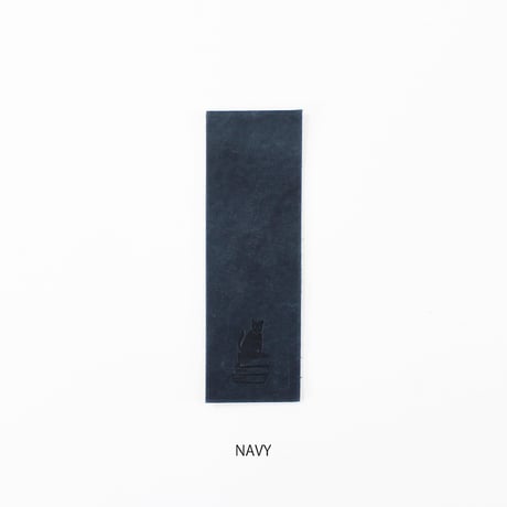 しおり　COW LEATHER BOOKMARK WAXED