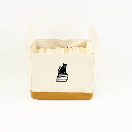 BOOK TOTE BAG WAXED HALF