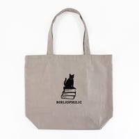 BIBLIOPHILIC CANVAS TOTE BAG L size