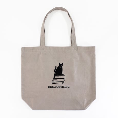 BIBLIOPHILIC CANVAS TOTE BAG L size