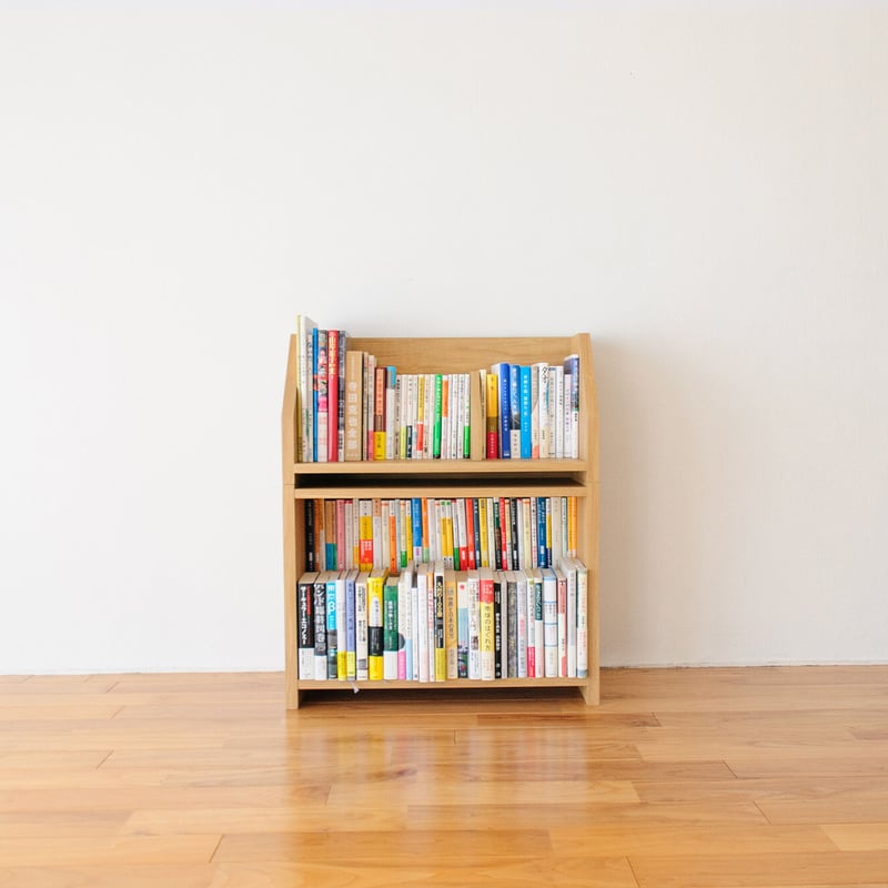 ブックシェルフ 黒猫の本棚 STACKING SHELF 2段 REGULAR×TOP | B
