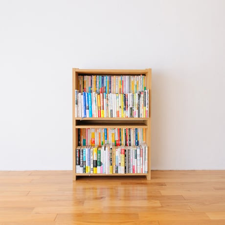 ブックシェルフ　黒猫の本棚 STACKING SHELF 2段　REGULAR×REGULAR