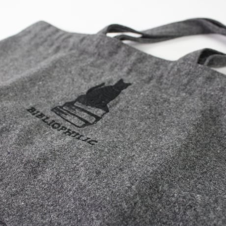 トートバッグ / BIBLIOPHILIC WOOL MELTON TOTE BAG  S size