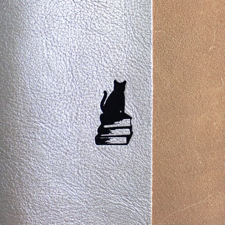 ブックカバー / COW LEATHER BOOK COVER 新書 SILVER/GOLD