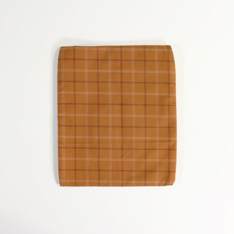 Nine Stories BOOK POUCH CHECK CAMEL