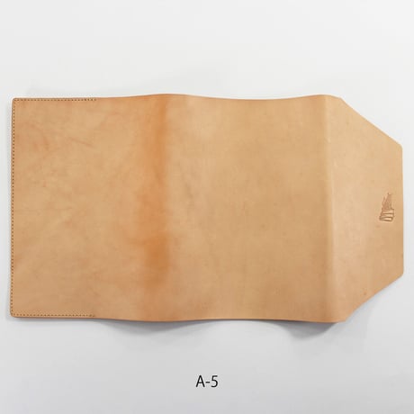 COW LEATHER BOOK COVER A5判 栃木レザー　※日焼けあり※