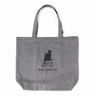 トートバッグ / BIBLIOPHILIC WOOL MELTON TOTE BAG  L size