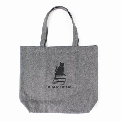 トートバッグ / BIBLIOPHILIC WOOL MELTON TOTE BAG  L size