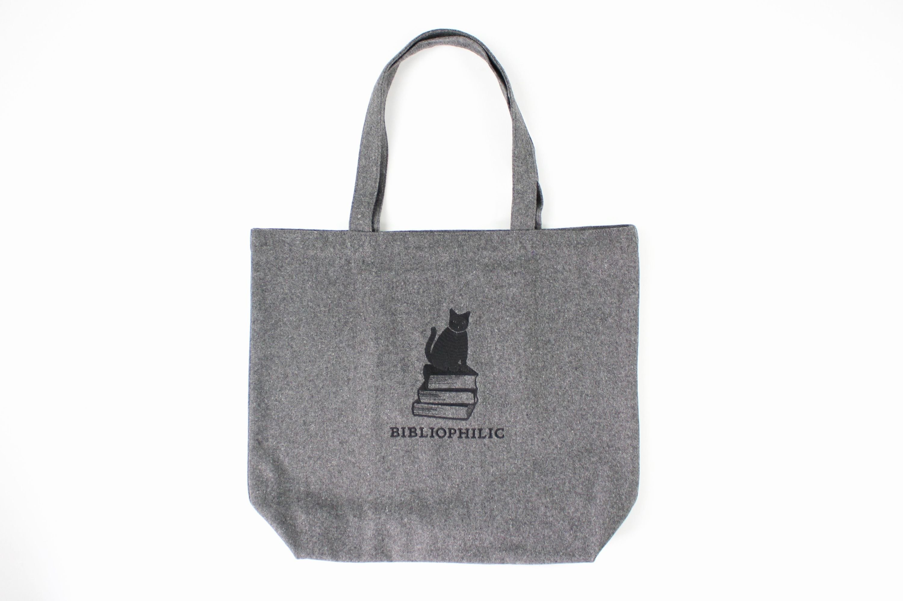 トートバッグ / BIBLIOPHILIC WOOL MELTON TOTE BAG L s