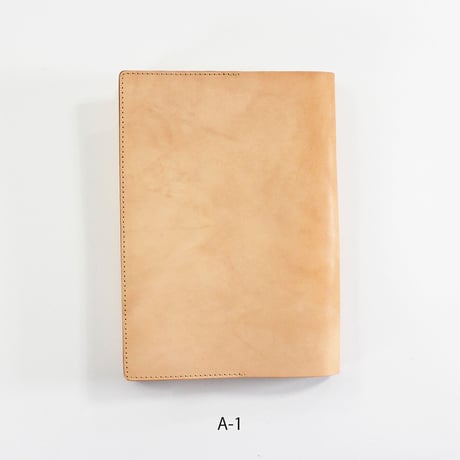 COW LEATHER BOOK COVER A5判 栃木レザー　※日焼けあり※