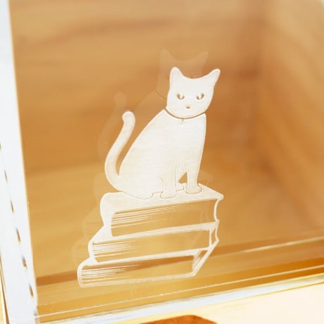 BOOK CONTAINER HALF ACRYLIC