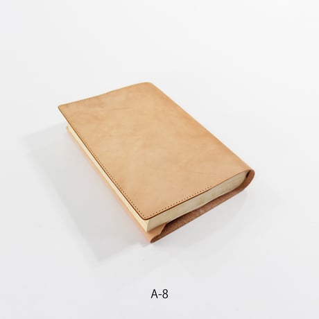 COW LEATHER BOOK COVER A5判 栃木レザー　※日焼けあり※
