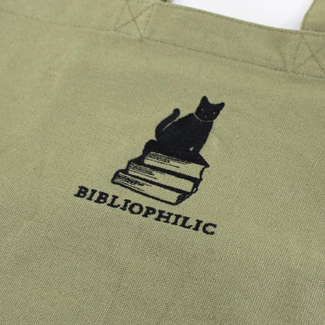 BIBLIOPHILIC CANVAS TOTE BAG S size