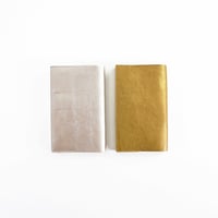 ブックカバー / COW LEATHER BOOK COVER 新書 SILVER/GOLD