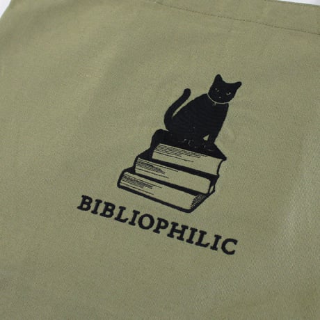 BIBLIOPHILIC CANVAS TOTE BAG L size