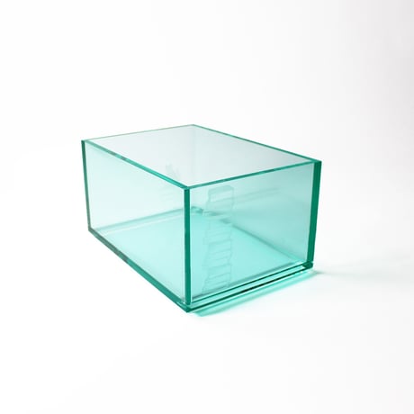 BOOK CONTAINER HALF ACRYLIC/ ACRYLIC GLASS COLOR　展示品