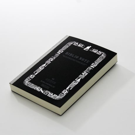 ノート / BIBLIO NOTE 無地 箔 A6文庫